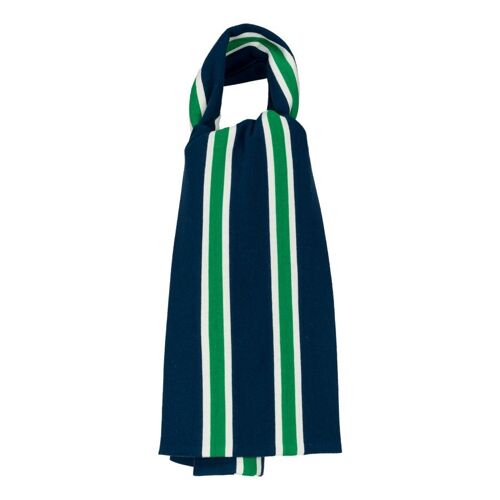 OXFOX Scarves Scot - University College - Men/Women/Unisex Scarf - Dark Blue White Green - All Sizes