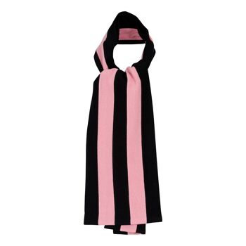 OXFOX Scarves Lady - University College - Écharpe femme/unisexe - Noir Rose - Toutes tailles 1