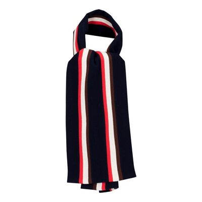 OXFOX Scarves Christ Church College (Oxford) - Men's/Women's/ Unisex Scarf - Dark Blue Red White Brown - All Sizes