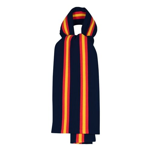 OXFOX Scarves Regent - University College - Men/Women/Unisex Scarf - Dark Blue Red Yellow - All Sizes