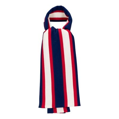 OXFOX Scarves Cottage - University College - Men/Women/Unisex Scarf - Navy Blue Red White - All Sizes