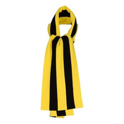 OXFOX Bufandas Albion - University College - Hombre/Mujer/Bufandas unisex - Amarillo Negro - Todas las tallas