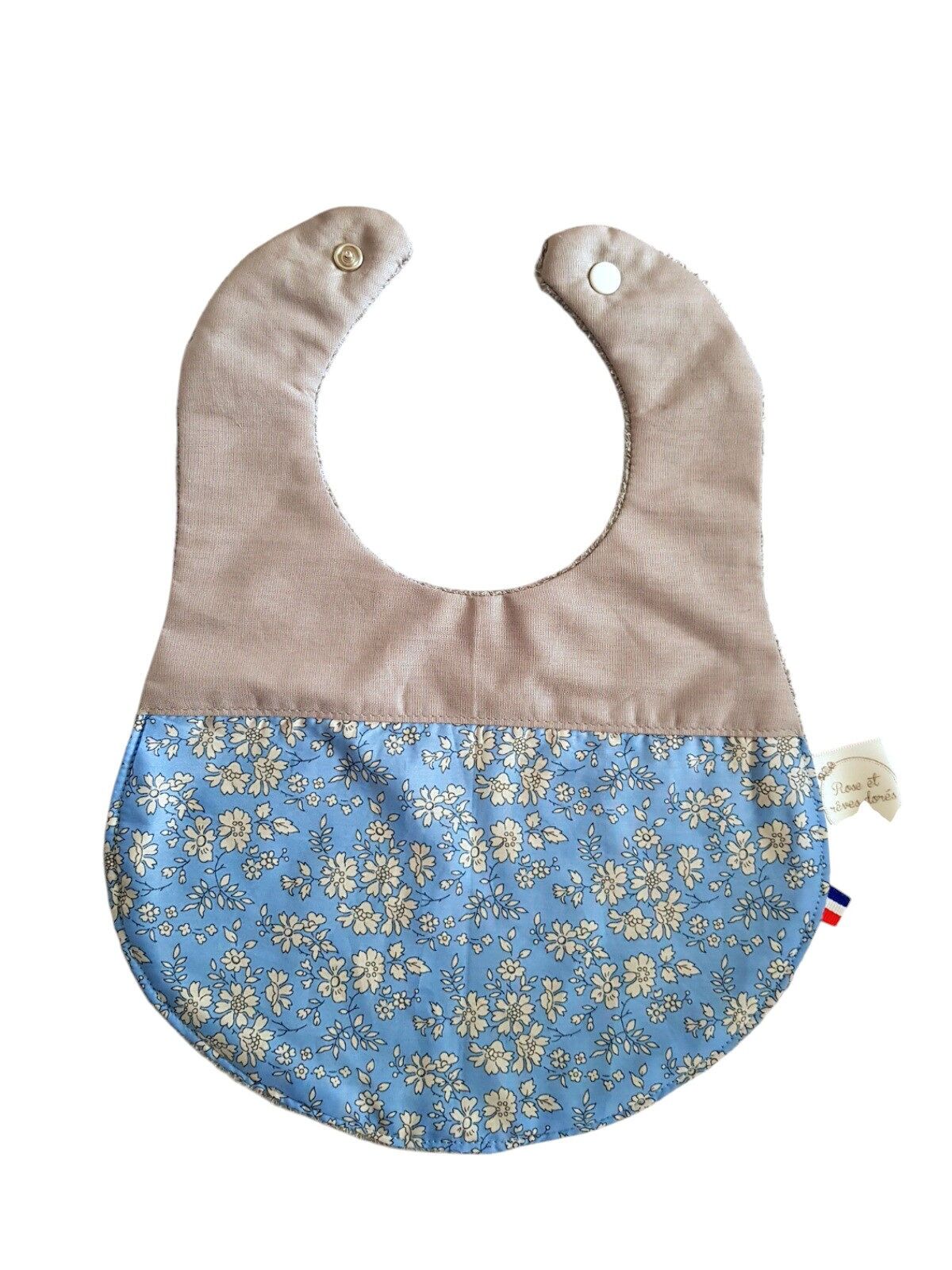 Bavaglino collezione Macaron - 2 tessuti