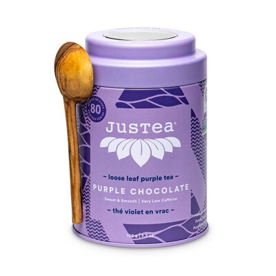 Purple Chocolate | JUSTEA | 100 grams | Loose tea | Sustainable | fair trade