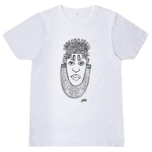 Idia Art Earth Positive Tee- Black On White