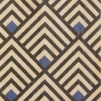 Marque-pages en bois - art deco pyramids