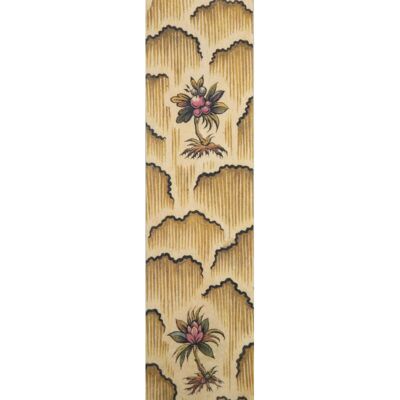 Wooden bookmarks - toile de jouy floral pattern