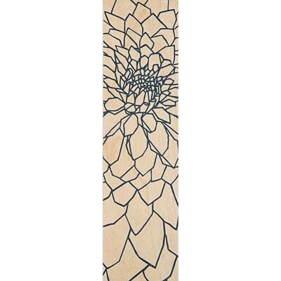 Wooden bookmarks - flowers dahlia