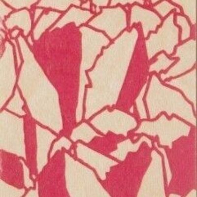 Marque-pages en bois - flowers tulip