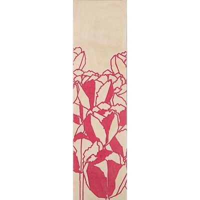 Segnalibri in legno - tulipano fiori