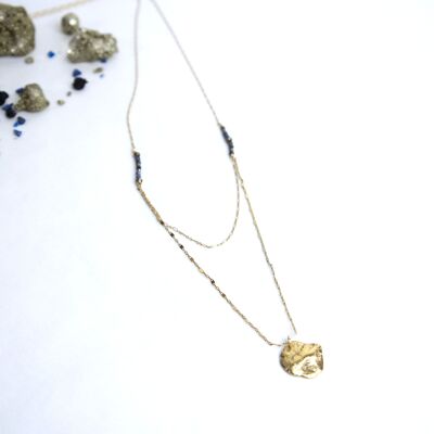 INSEKI long necklace - lapis lazuli