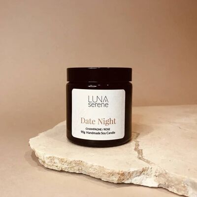Date Night Apothecary Jar | Soy Wax Candle - Small