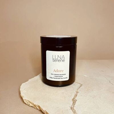 Adore Apothecary Jar | Soy Wax Candle - Medium