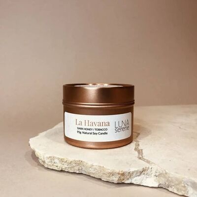 La Havana | Rose Gold Travel Tin Candle