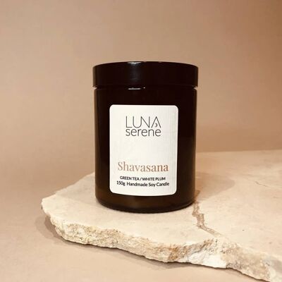 Shavasana Apothecary Jar | Soy Wax Candle - Medium