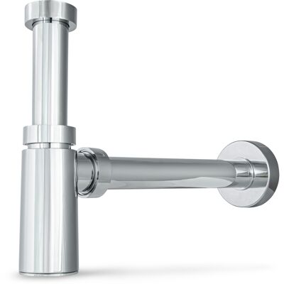 Design Siphon | Flaschensiphon 5/4"- 32 mm | Ablaufgarnitur 1 1/4" mit Reinigungsöffnung