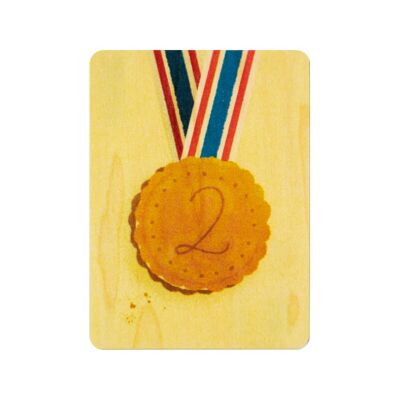 Carte en bois- numbers 2