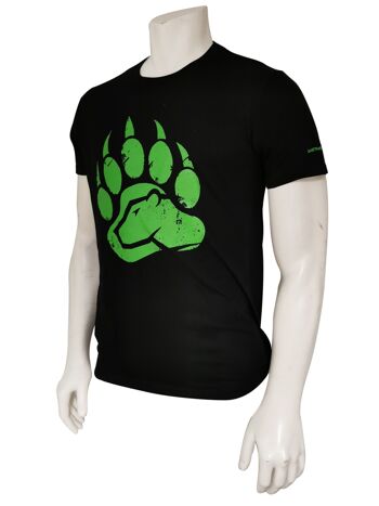 T-shirt BearClaw - Noir/Lime 1