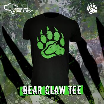 T-shirt BearClaw - Noir/Lime 6