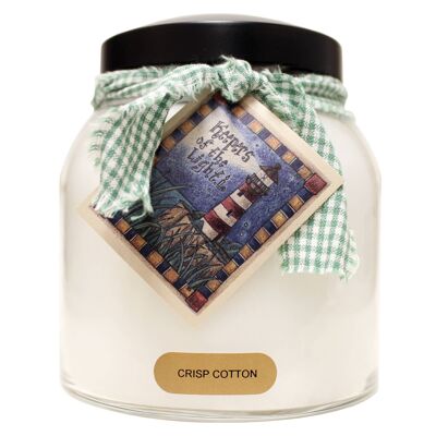 34Oz Kotl Papa Jar Candle- Crisp Cotton