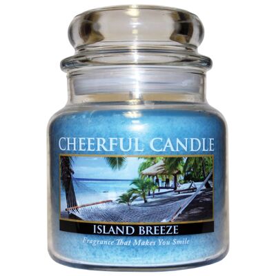 16Oz Cheerful Candle-Island Breeze