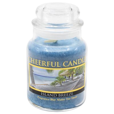 6Oz Cheerful Candle-Island Breeze