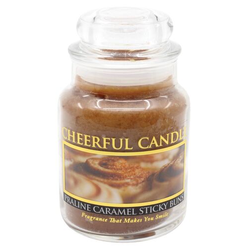 6Oz Cheerful Candle-Praline Caramel Sticky Buns