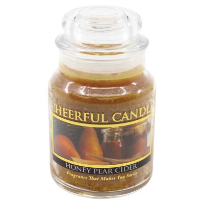 6Oz Cheerful Candle-Honey Pear Cider