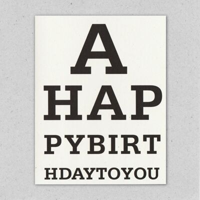 BIRTHDAY | Eye Test