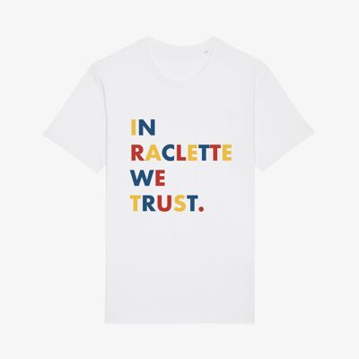 T-shirt homme in raclette we trust
