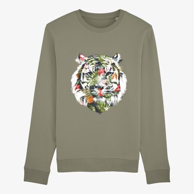 SUDADERA DE HOMBRE TIGRE TROPICAL