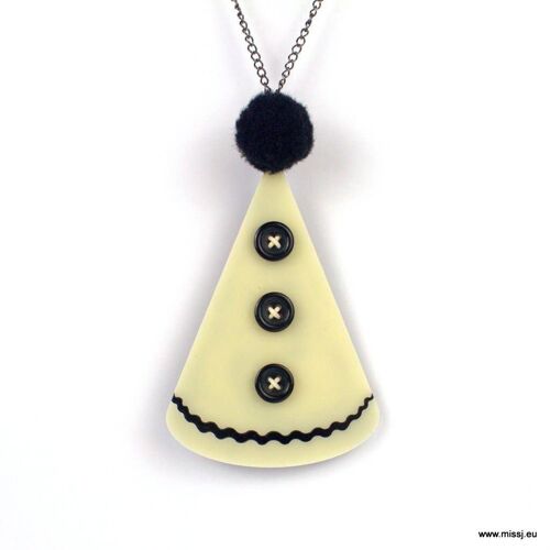 Pierrot Hat Necklace Small