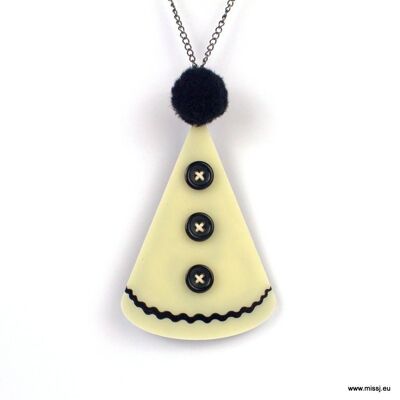 Pierrot Hat Necklace Small