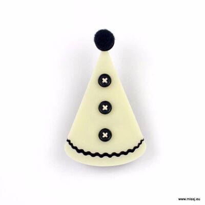 Pierrot Hat Brooch Small