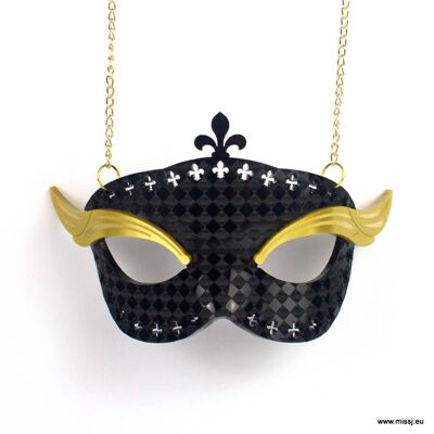 Masquerade Mask Necklace Small