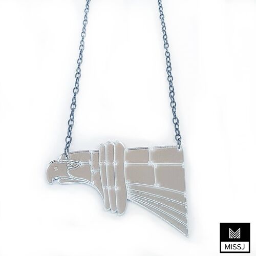Chrysler Building Hawk Necklace Small