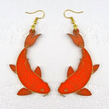 Boucles d'oreilles japonaises Koi Small 2