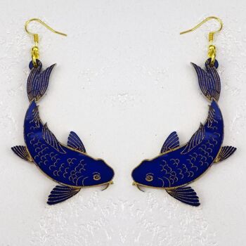 Boucles d'oreilles japonaises Koi Small 3