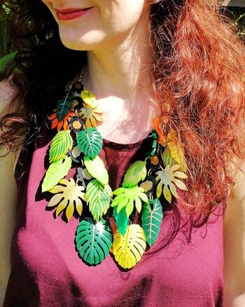 Collier Feuilles de la Jungle Grand 2