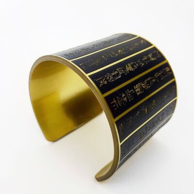 Golden Hieroglyph Bracelet Large