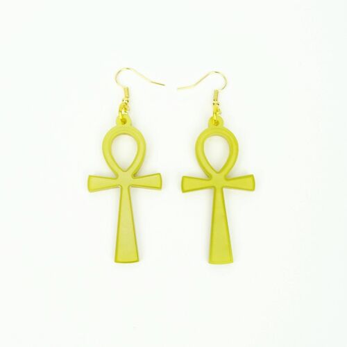 Ankh Earrings Large