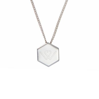 Signature Pendant Necklace - Hexagon