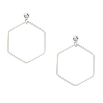 Hex Drop Earrings