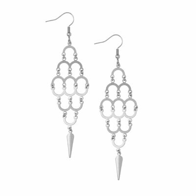 Aefifa Silver Earrings - Big