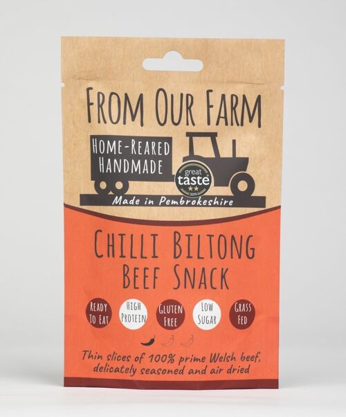 35g Biltong - Clip Strip Pack -  Chilli Flavour