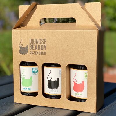 Coffret cadeau de dégustation de trois bouteilles