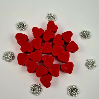 Set of 20 mini hearts