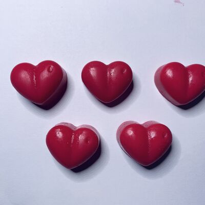 Set of 5 Medium Hearts x