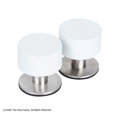 White Adhesive Door Stop by The Dove Factor™ (1 PCs)