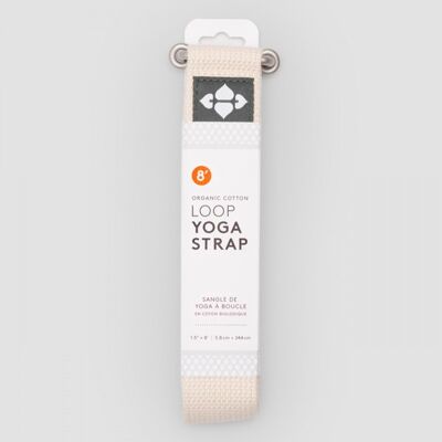 8' Loop Yoga Strap - (244 cm) - Natural